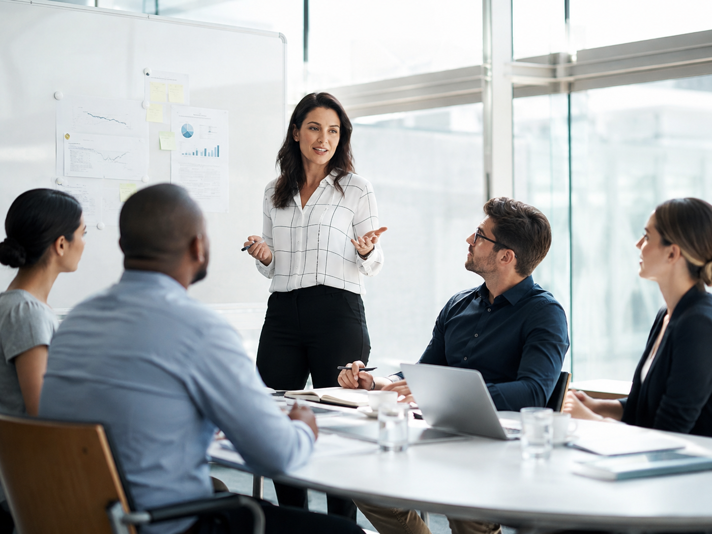Collaborative team meeting
