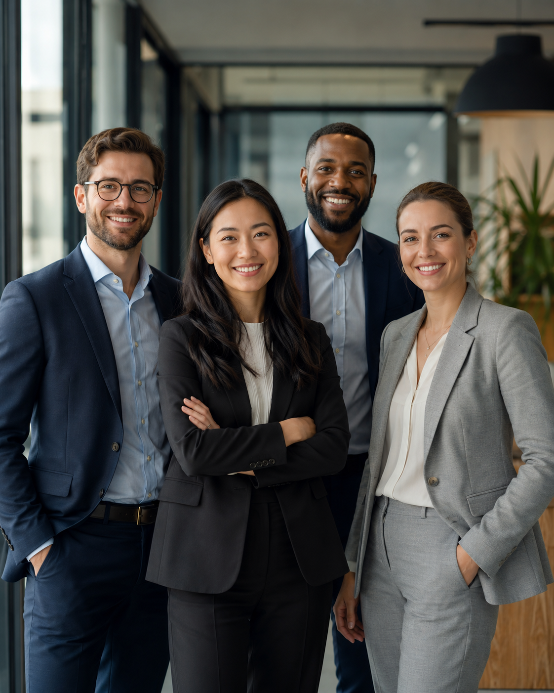 Professional consulting team portrait